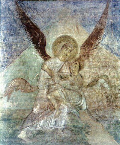Jacob luchando con el Arcángel de Unbekannt Unbekannt